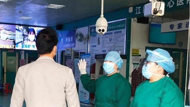 智能抗“疫”,江門市中心醫(yī)院江海分院啟用紅外熱成像人體體溫檢測儀