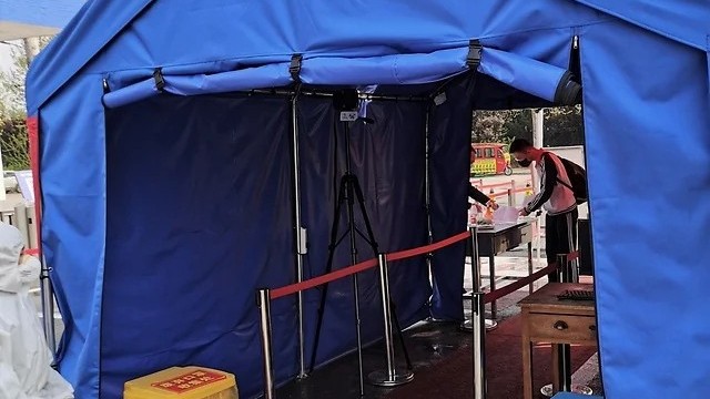 熱成像測(cè)溫通道搭起信息化防疫墻，把好校園進(jìn)校首道關(guān)卡