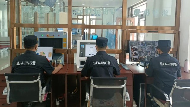 安檢室改造升級安檢設備，左中法院加強司法安全防線