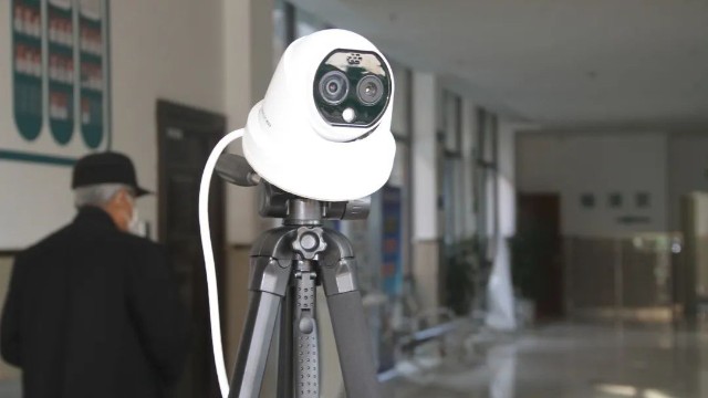 曹橋街道抗疫有妙招，自動紅外人體測溫儀智能化開展體溫檢測