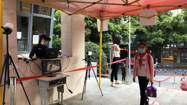 全自動紅外成像測溫儀守住校園抗擊疫情首道防線