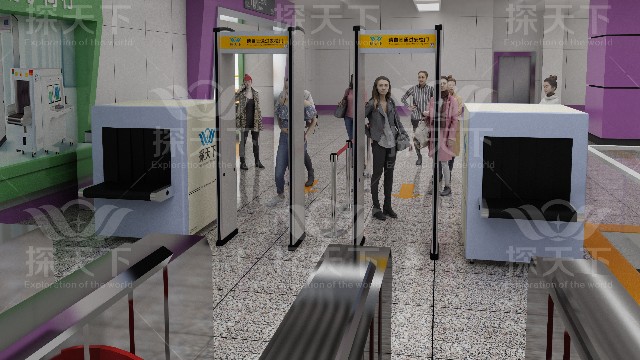 醫(yī)院安裝安檢門