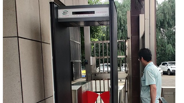 采購室外防水安檢門只為一份信任！常州中海再次“握手”探天下